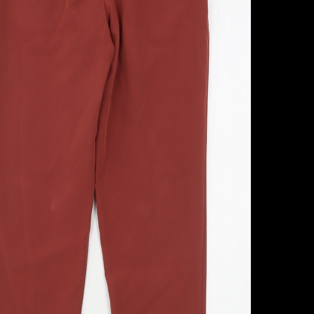New Look Womens Pink  Polyester Trousers  Size 6 L28 in Regular