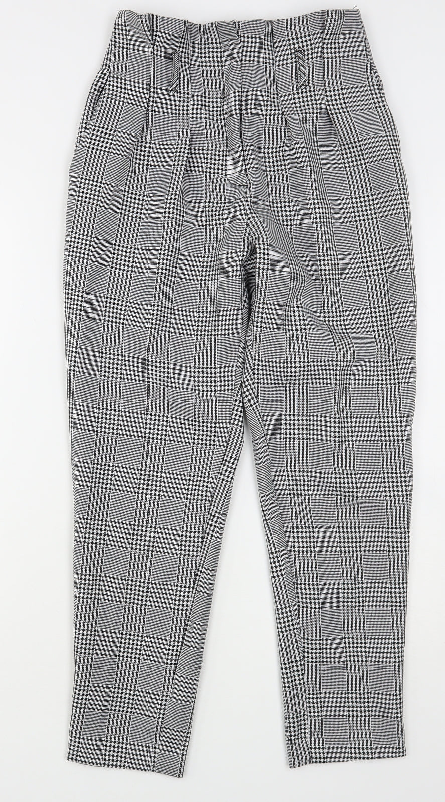 New Look Womens Multicoloured Houndstooth Polyester Trousers  Size 6 L28 in Regular