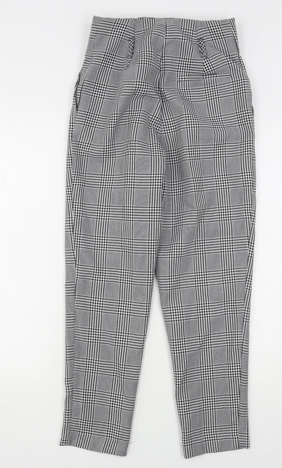 New Look Womens Multicoloured Houndstooth Polyester Trousers  Size 6 L28 in Regular