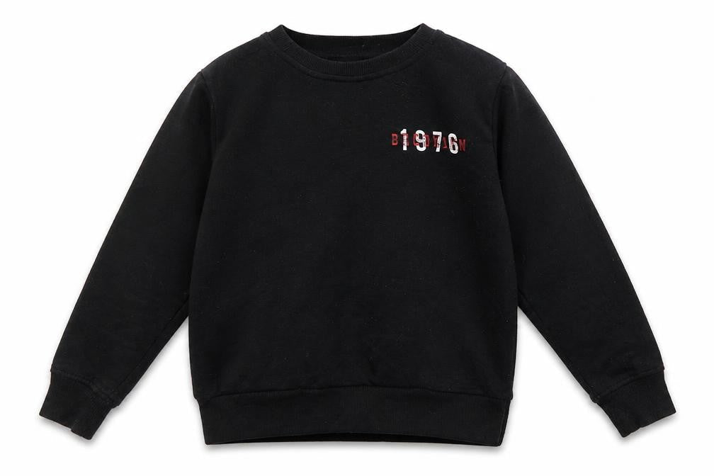 Primark Boys Black  Polyester Pullover Sweatshirt Size 9-10 Years