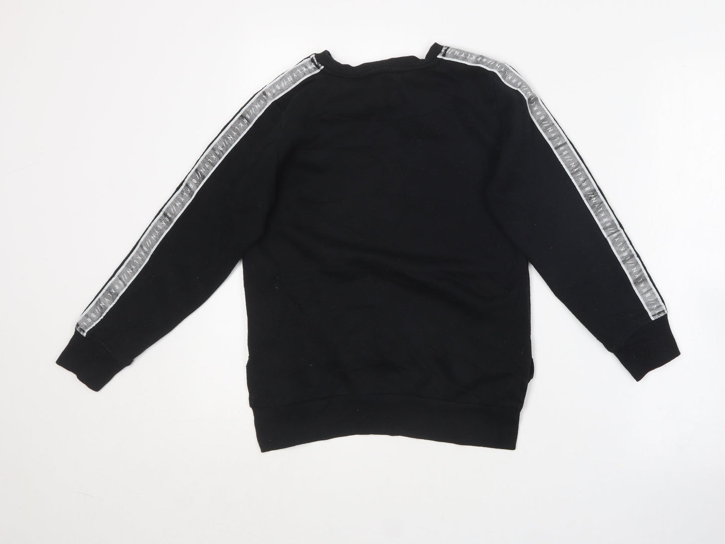 Primark Boys Black  Polyester Pullover Sweatshirt Size 9-10 Years