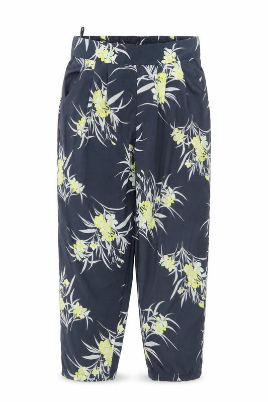 VERO MODA Womens Multicoloured Floral Polyester Harem Trousers Size S L22 in Regular