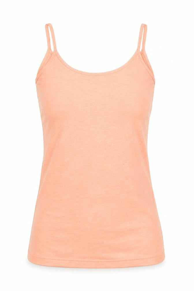 Atmosphere Womens Orange  Polyester Camisole Tank Size 8 Round Neck