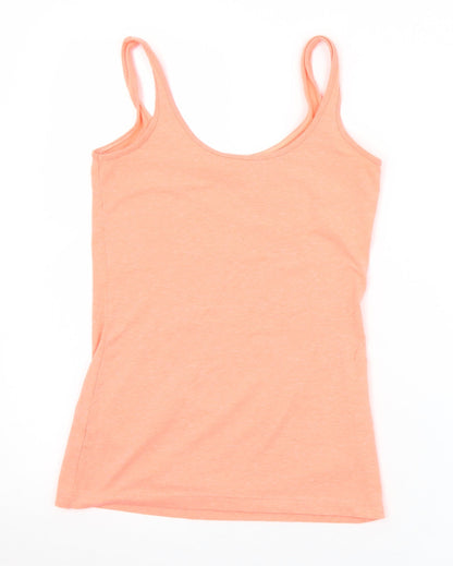 Atmosphere Womens Orange  Polyester Camisole Tank Size 8 Round Neck