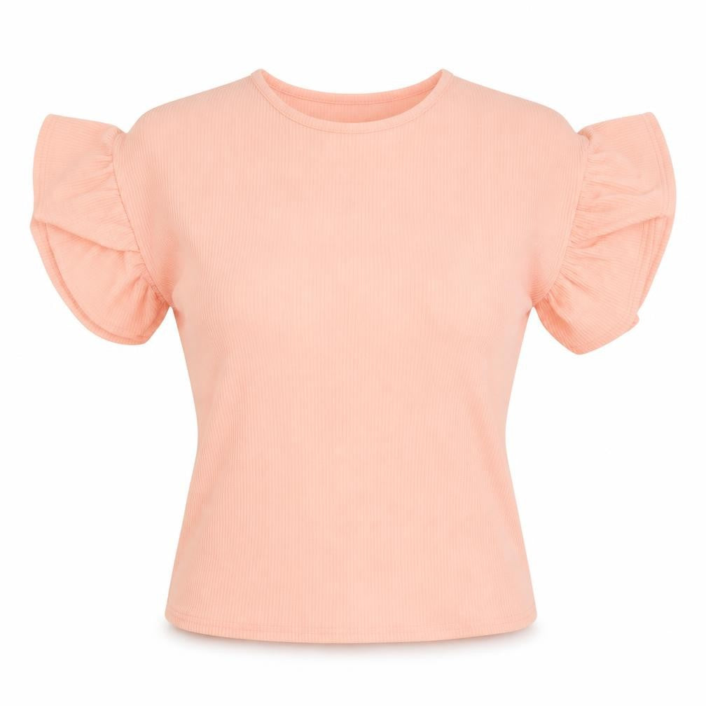 Papaya Womens Pink Round Neck  Polyester Pullover Jumper Size 10