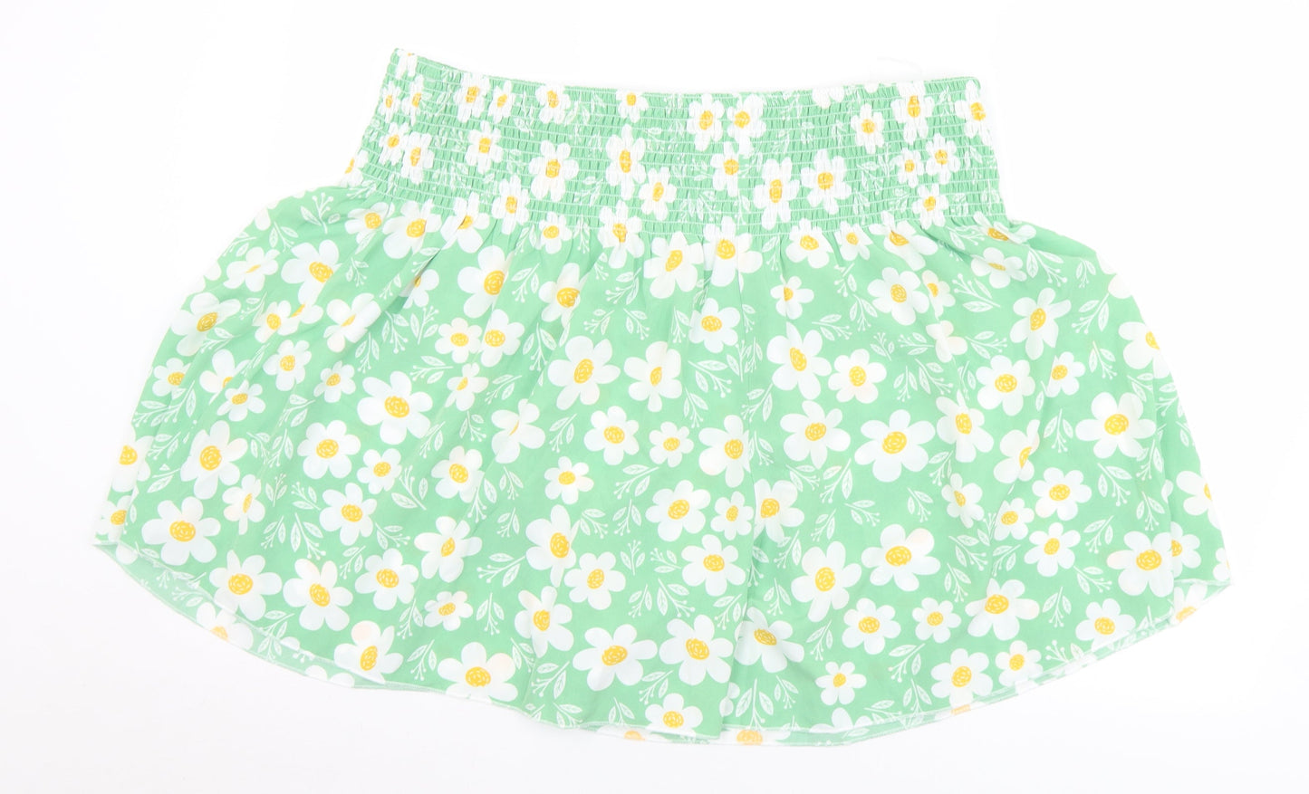 Preworn Womens Multicoloured Floral Polyester Hot Pants Shorts Size XL L4 in Regular