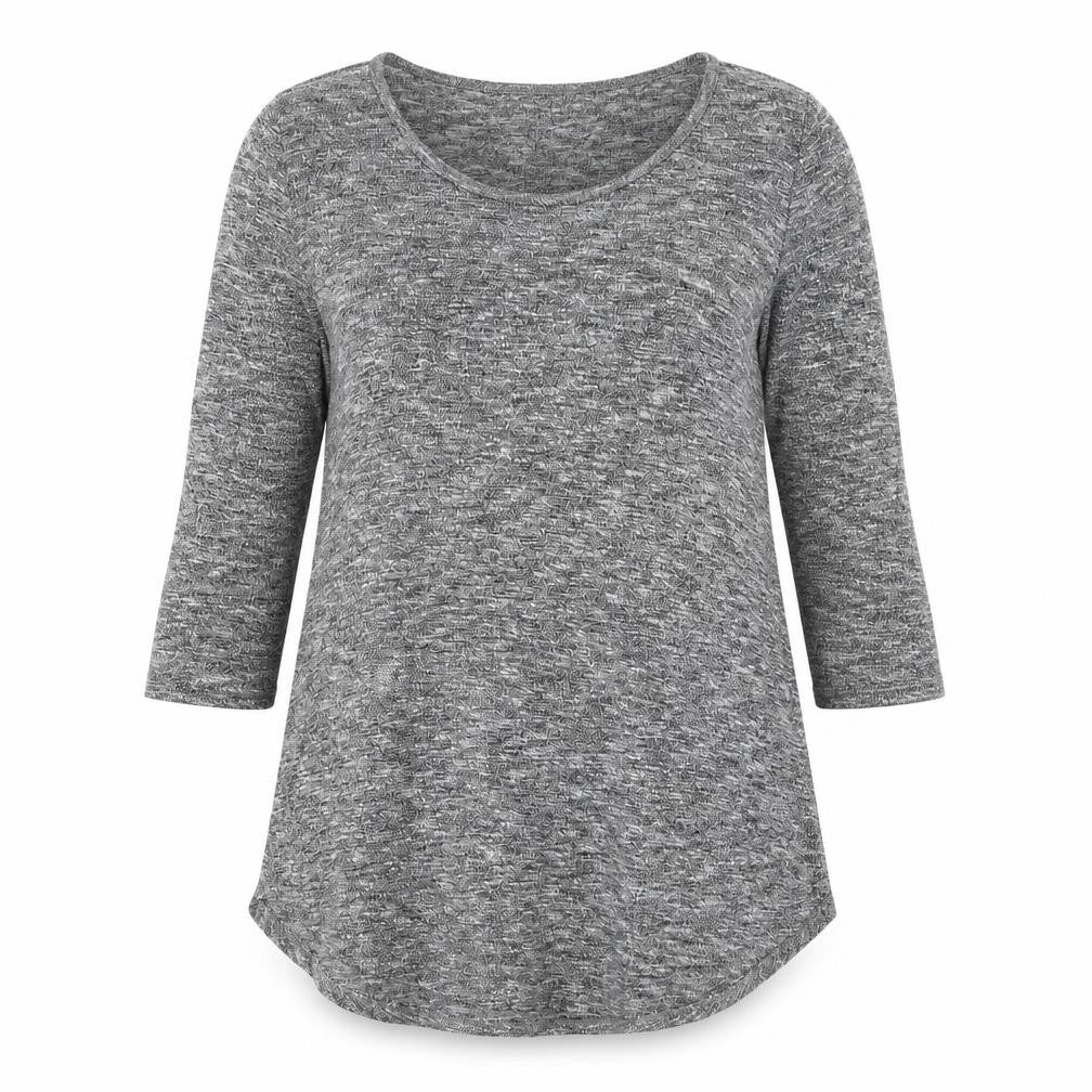 George Womens Grey Round Neck  Viscose Pullover Jumper Size 12