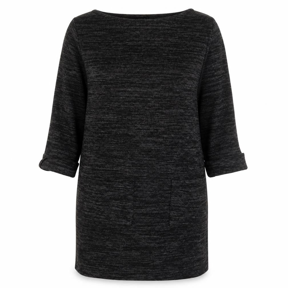 Atmosphere Womens Grey Boat Neck  Polyester Pullover Jumper Size 12