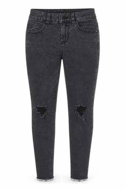 915 Generation Girls Black  Cotton Skinny Jeans Size 11 Years  Regular