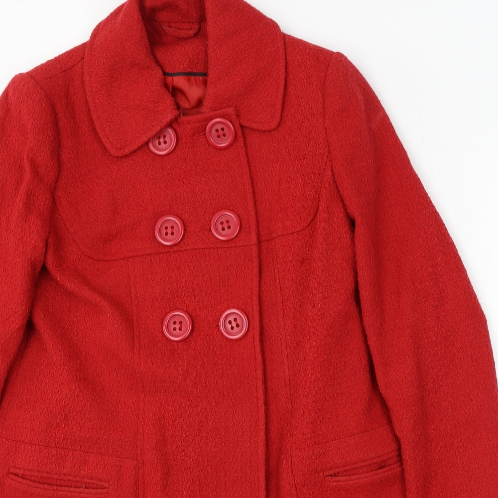 F&F Womens Red   Jacket  Size 10  Button