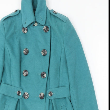 Next Womens Blue   Jacket  Size 10  Button