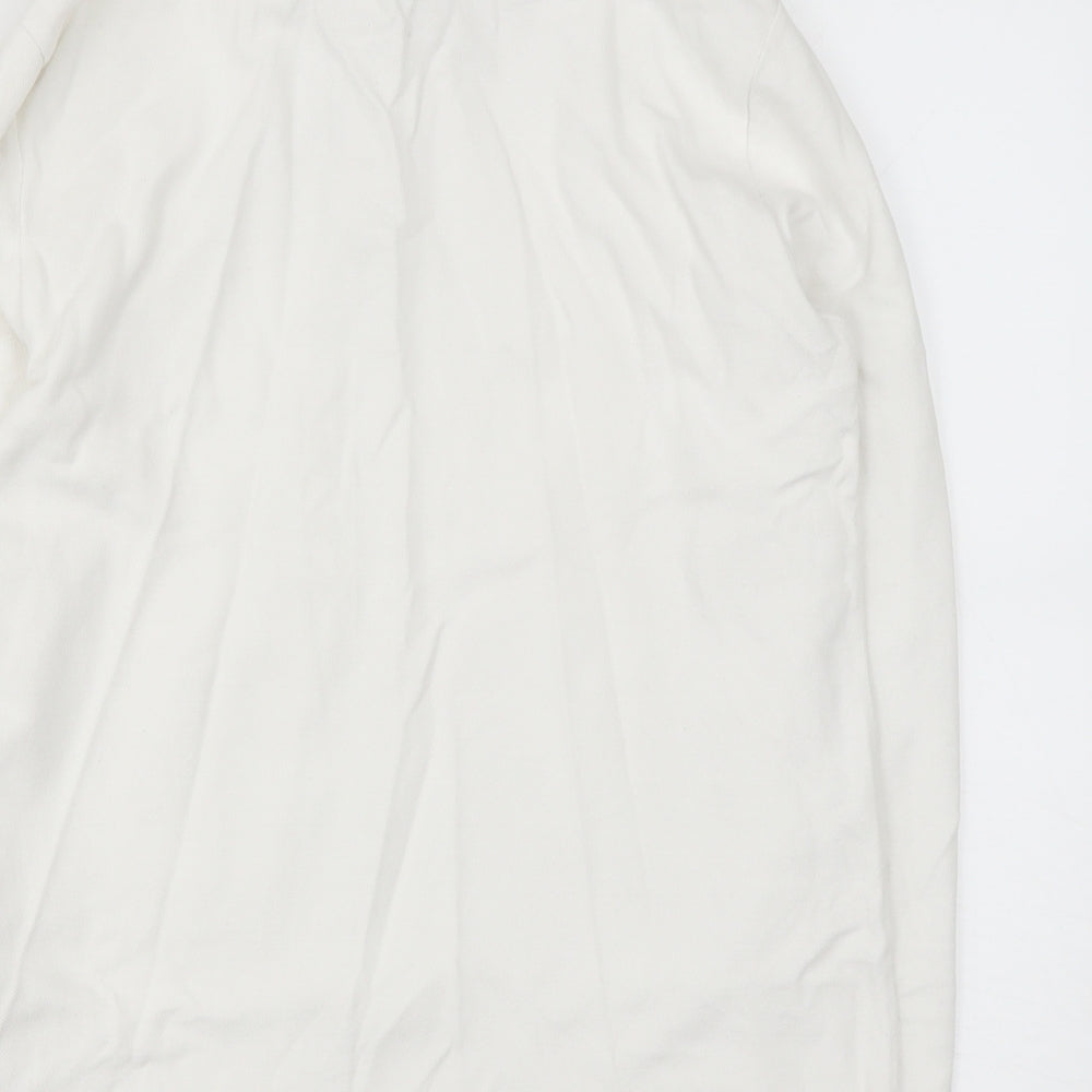 Zara Boys White  Cotton Basic Button-Up Size 13 Years Collared