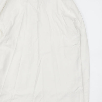 Zara Boys White  Cotton Basic Button-Up Size 13 Years Collared