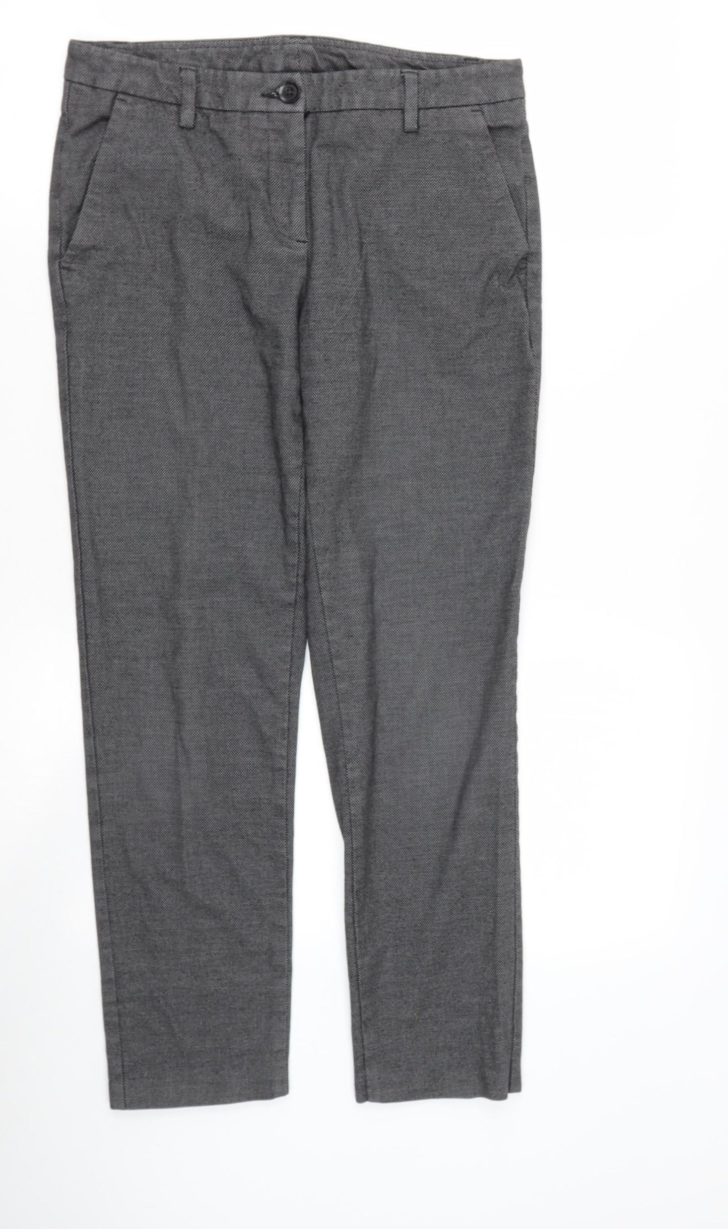 BENETTON Boys Grey  Viscose Chino Trousers  L26 in Regular