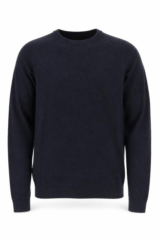 Next Mens Blue Round Neck  Cotton Pullover Jumper Size XS