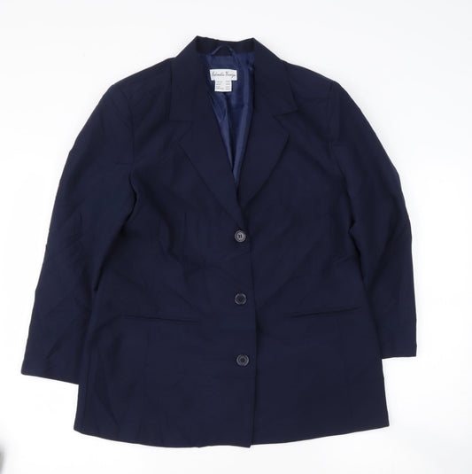 Gabriella vicenga Womens Blue   Jacket Blazer Size 10