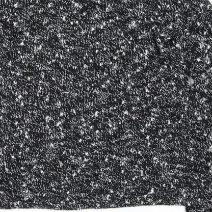 Zara Womens Black Round Neck  Polyester Pullover Jumper Size S