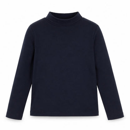 Dunnes Girls Blue  Cotton Basic Casual Size 8-9 Years High Neck