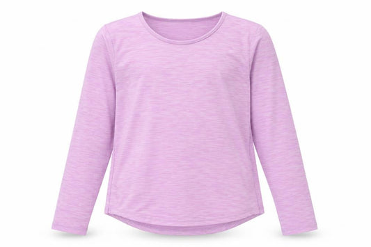Dunnes Girls Purple  Polyester Basic Casual Size 10-11 Years Round Neck