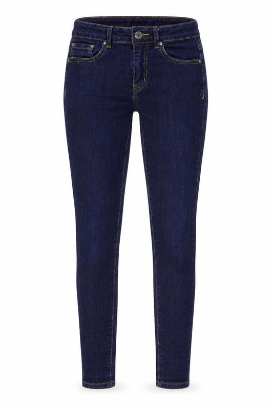 Dayie Womens Blue  Cotton Skinny Jeans Size S L28 in Regular Zip