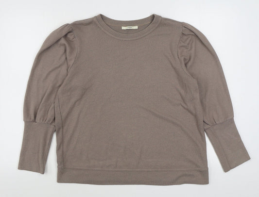 George Womens Brown  Viscose Pullover Sweatshirt Size L  Pullover