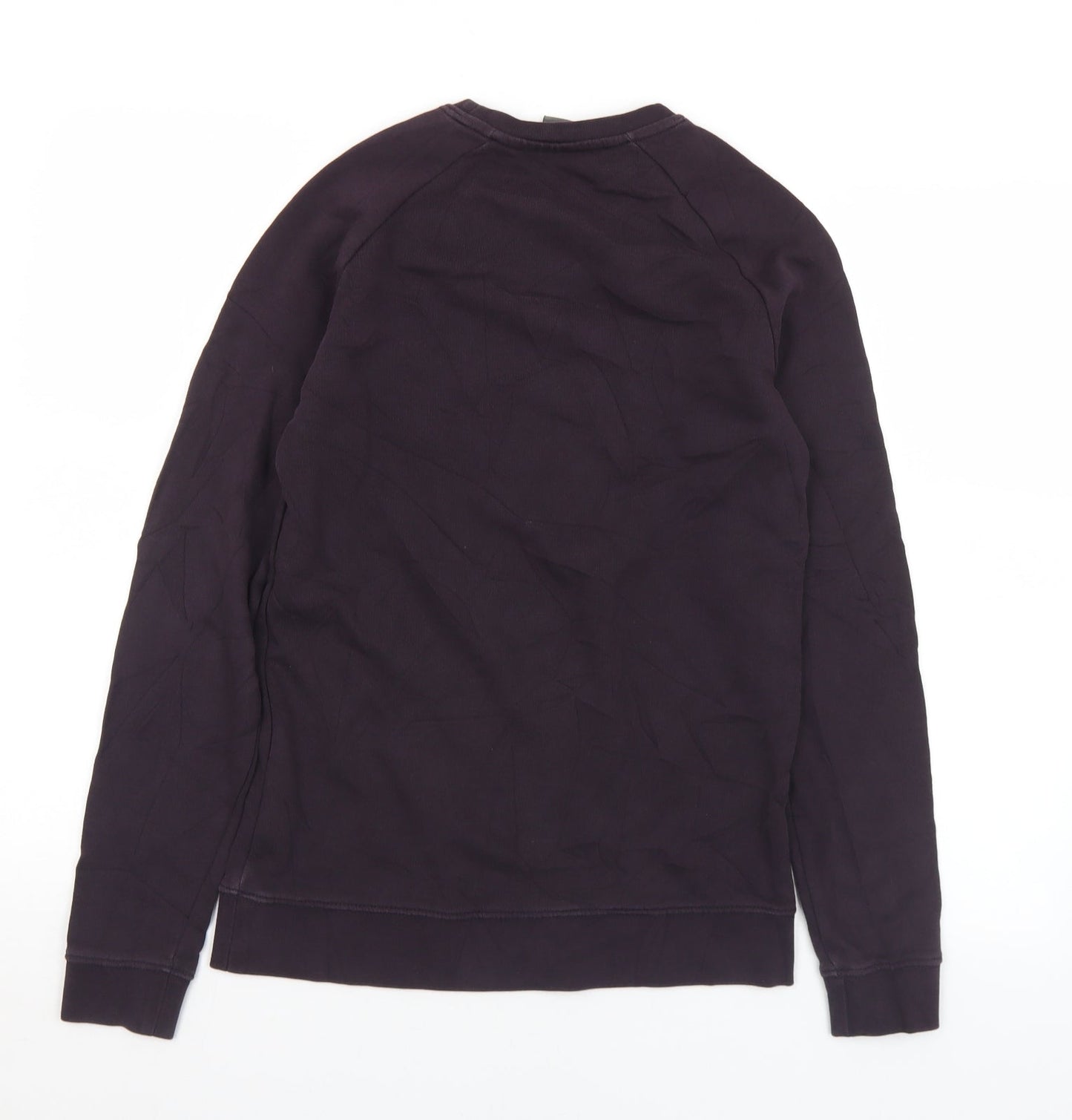 ASOS Mens Black  Cotton Pullover Sweatshirt Size XS