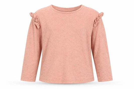 Tu Girls Pink Animal Print Cotton Basic T-Shirt Size 4 Years Crew Neck