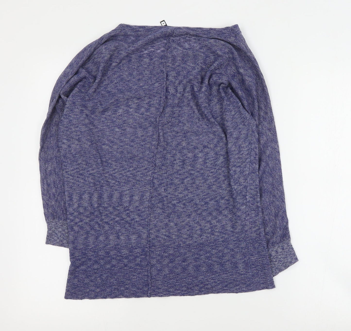 Woolworths Womens Blue Round Neck  Viscose Pullover Jumper Size S