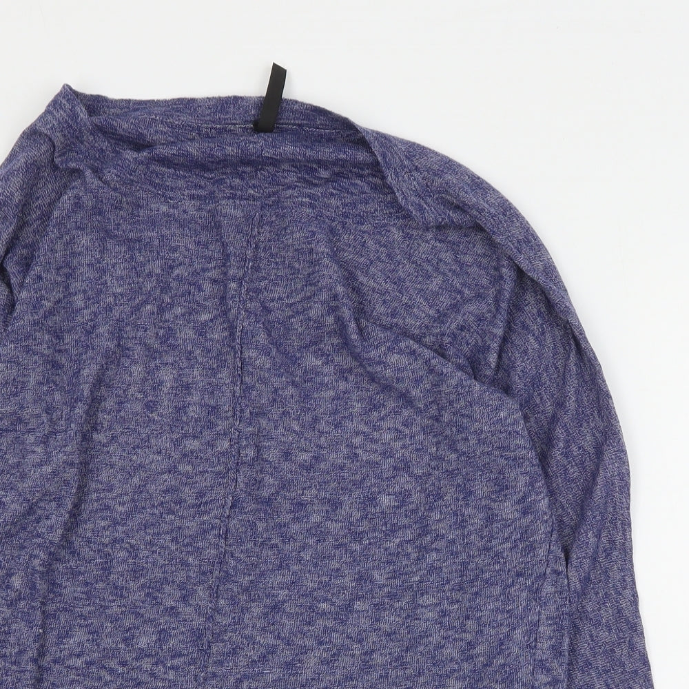Woolworths Womens Blue Round Neck  Viscose Pullover Jumper Size S