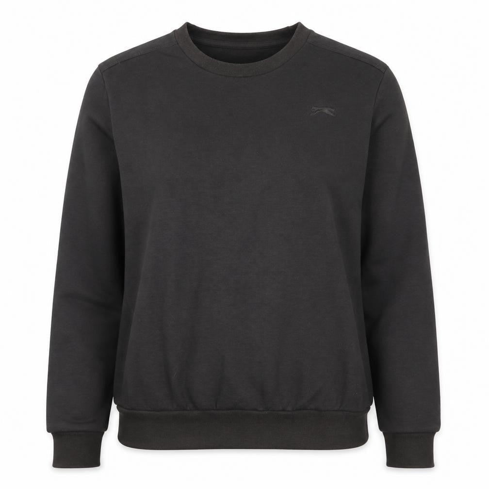 Slazenger Womens Grey  Polyester Pullover Sweatshirt Size L  Pullover