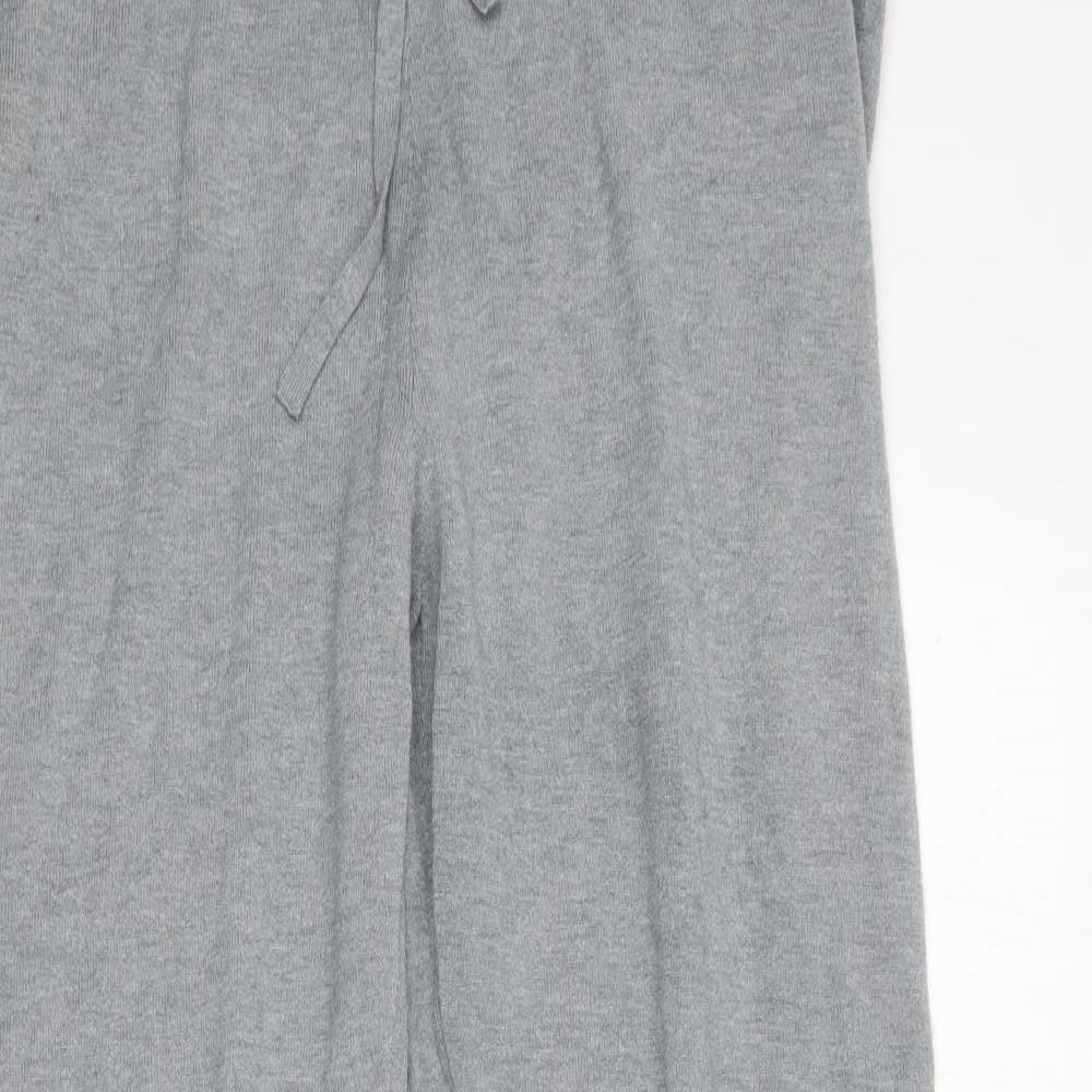 Dunnes Stores Womens Grey  Viscose Jogger Trousers Size M L26 in Regular