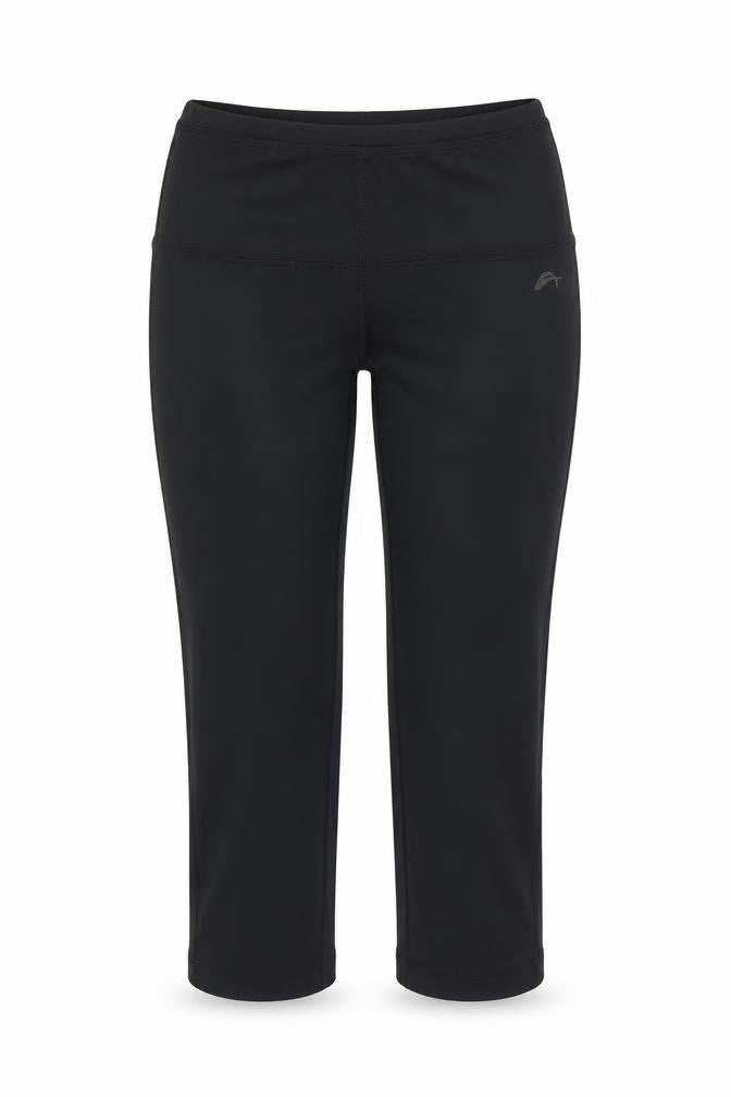 F&F Womens Black  Polyester Compression Leggings Size 6 L18 in Regular
