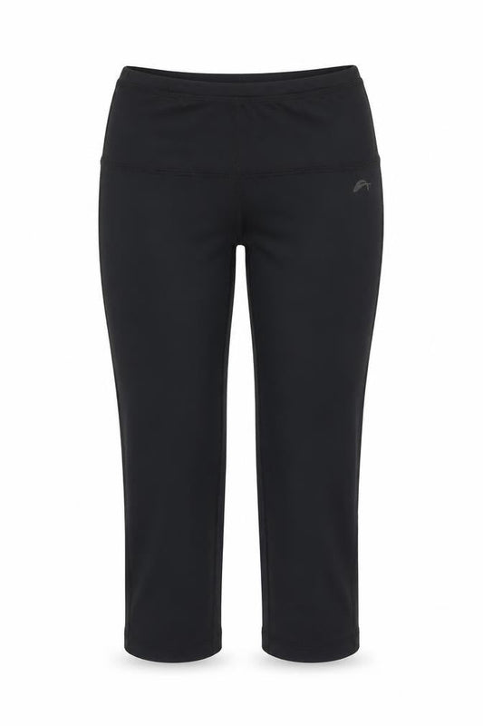 F&F Womens Black  Polyester Compression Leggings Size 6 L18 in Regular