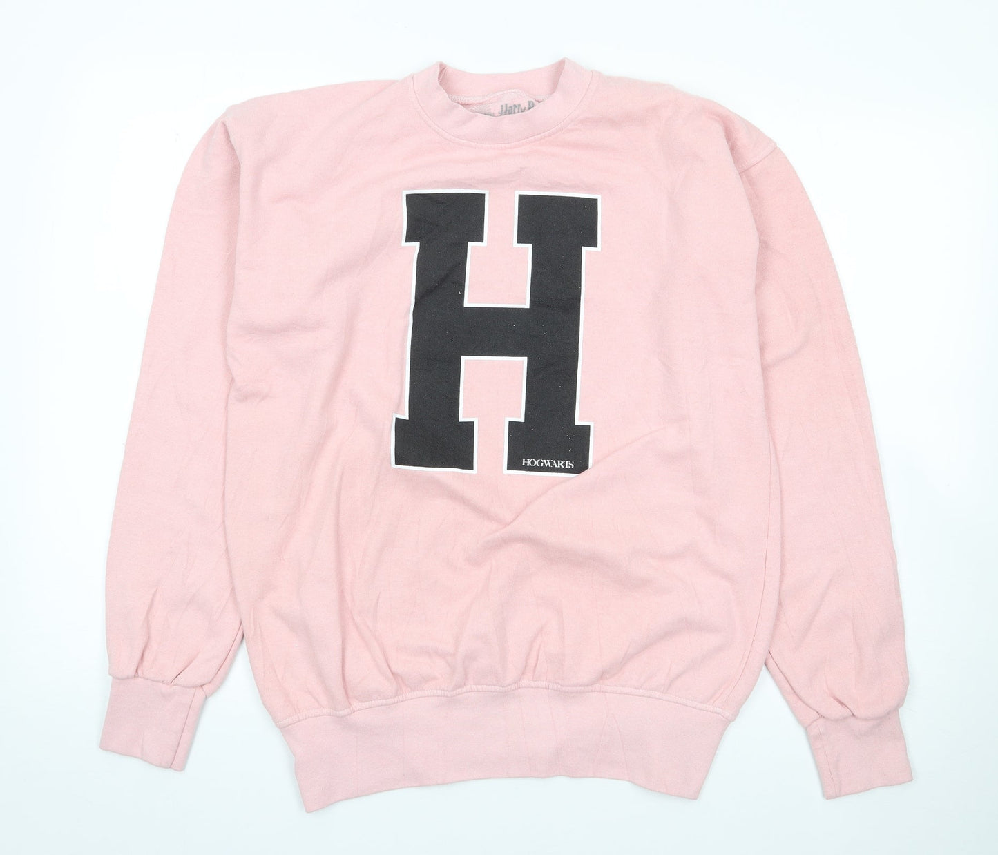 Wizarding World Womens Pink  Cotton Pullover Sweatshirt Size S  Pullover - Harry Potter
