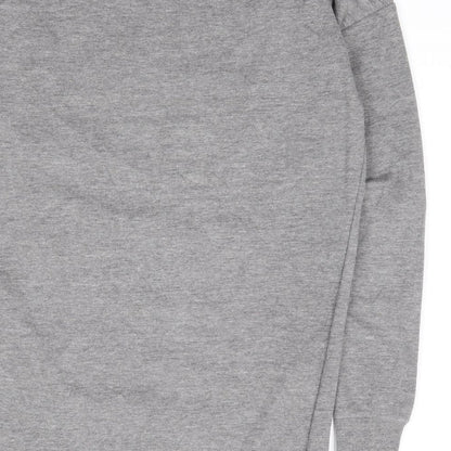TRF Womens Grey Crew Neck  Polyester Pullover Jumper Size S