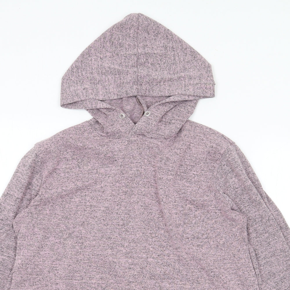 Ayanapa Womens Purple  Viscose Pullover Hoodie Size S  Pullover