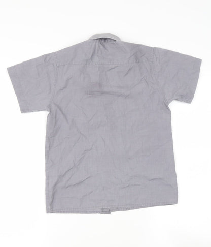 robinsons Boys Grey  Polyester Basic Button-Up Size 8 Years Collared