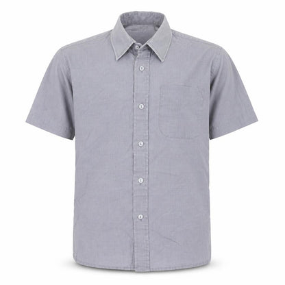 robinsons Boys Grey  Otter Basic Button-Up Size 9 Years Collared