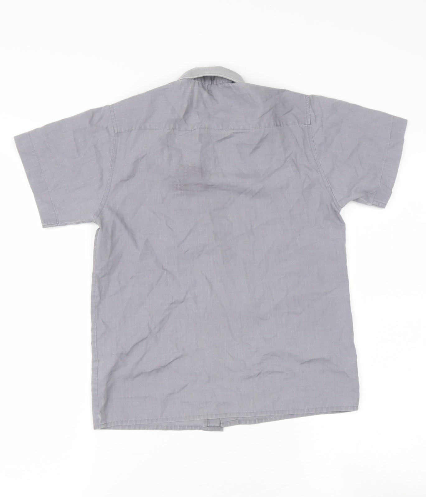 robinsons Boys Grey  Otter Basic Button-Up Size 9 Years Collared