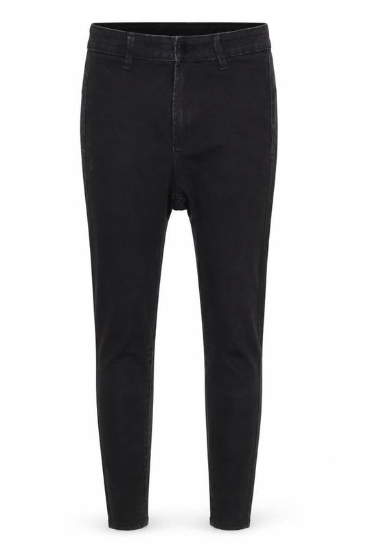Denim and Co Womens Black  Cotton Mom Jeans Size 8 L25 in Regular Button