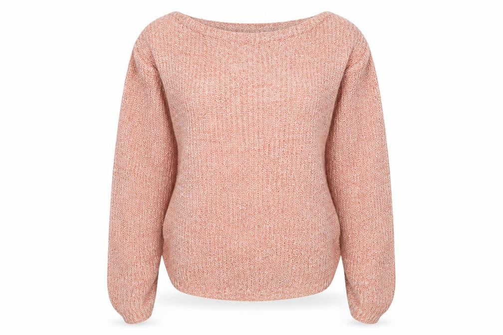 Marks & Spencer Womens Red Round Neck  Cotton Pullover Jumper Size S