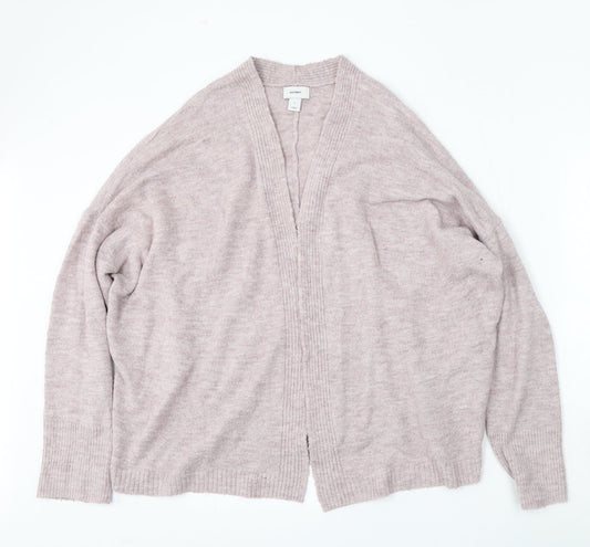 Old Navy Womens Purple V-Neck  Acrylic Cardigan Jumper Size L