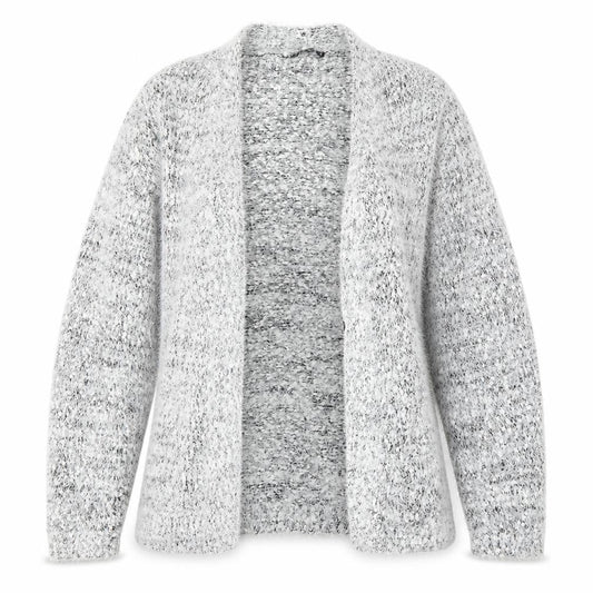 Terranova Womens White V-Neck  Polyester Cardigan Jumper Size S