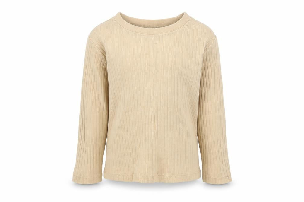 George Boys Beige  Cotton Pullover Jumper Size 6-9 Months