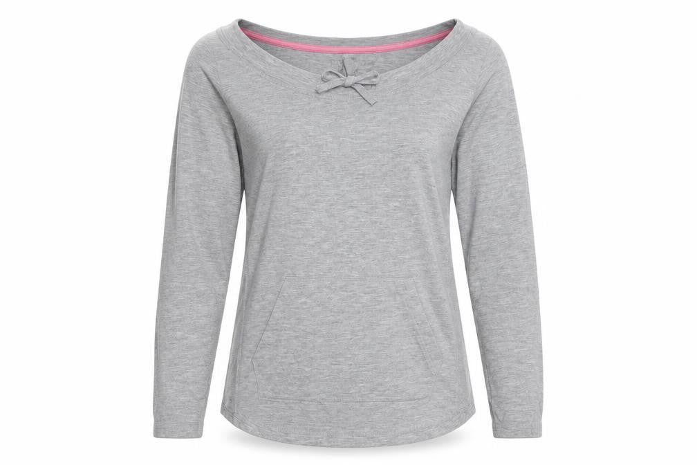 Papaya Womens Grey Round Neck  Polyester Pullover Jumper Size 8