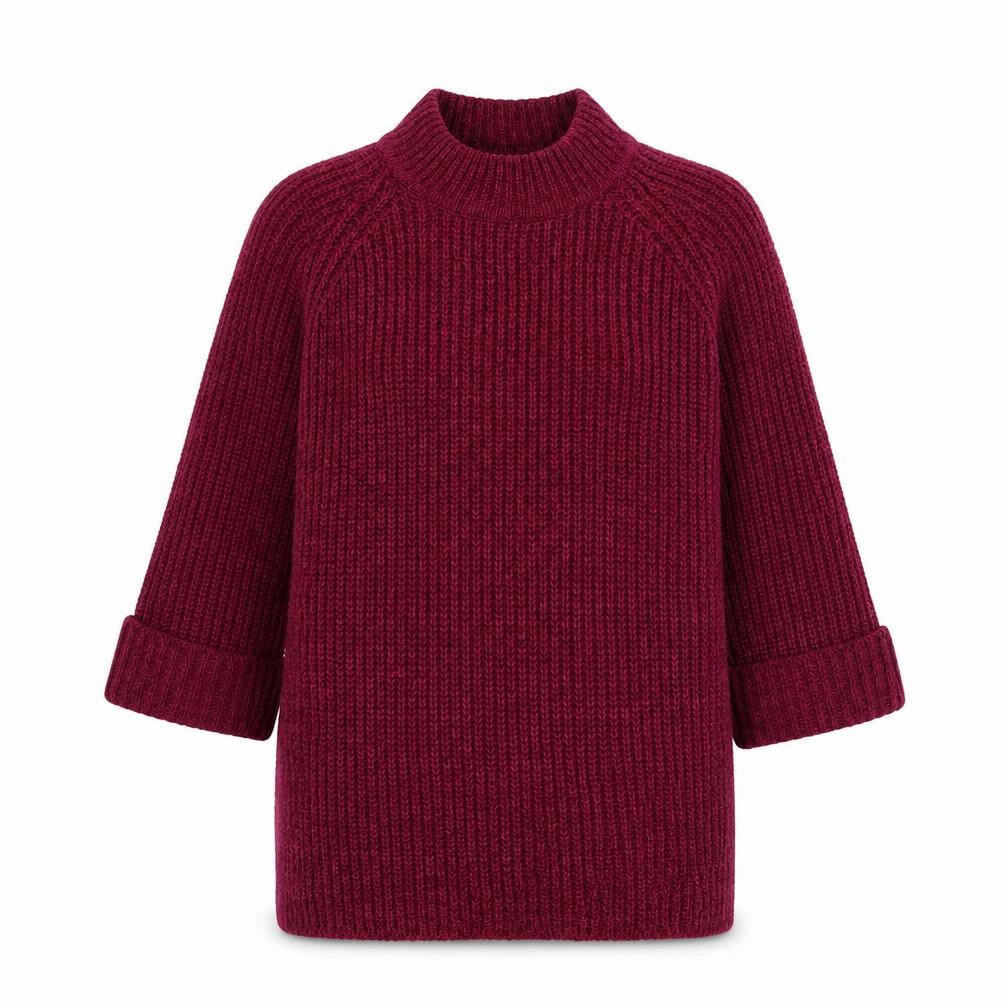 F&F Womens Purple High Neck  Acrylic Pullover Jumper Size 6
