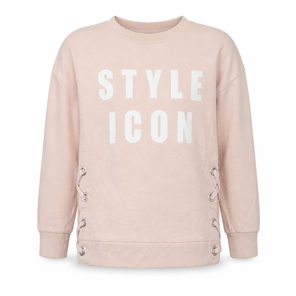 NEXT Girls Pink  Cotton Pullover Hoodie Size 8 Years