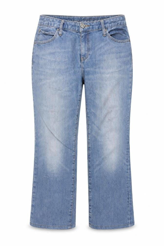 Gap Womens Blue  Cotton Capri Jeans Size 10 L26 in Regular