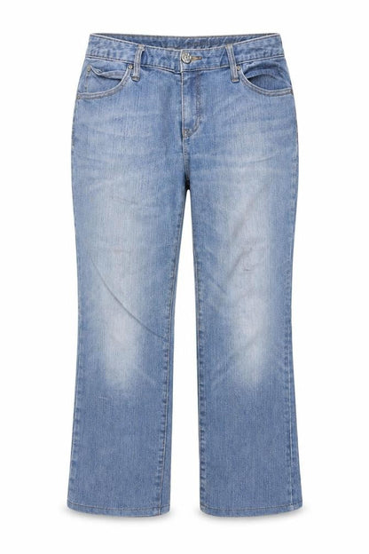 Gap Womens Blue  Cotton Capri Jeans Size 10 L26 in Regular