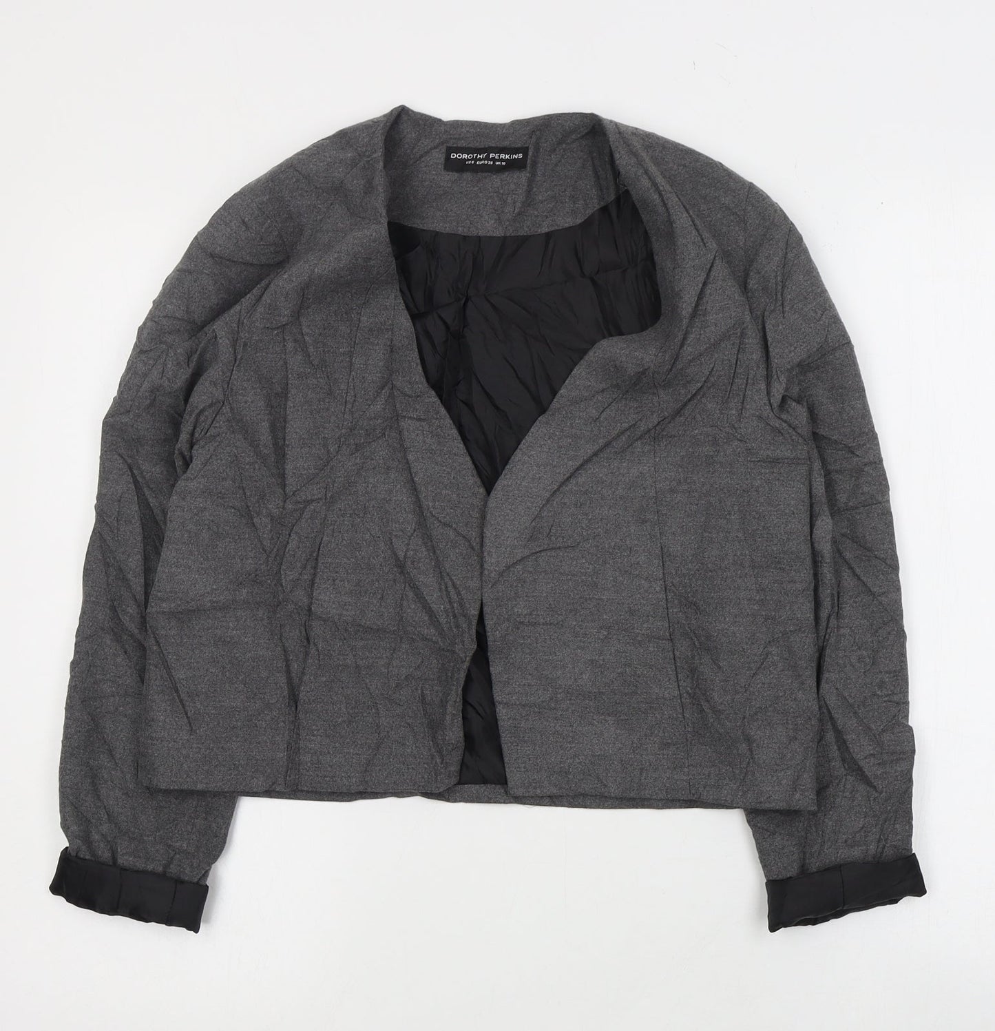 Dorothy Perkins Womens Grey   Jacket Blazer Size 10